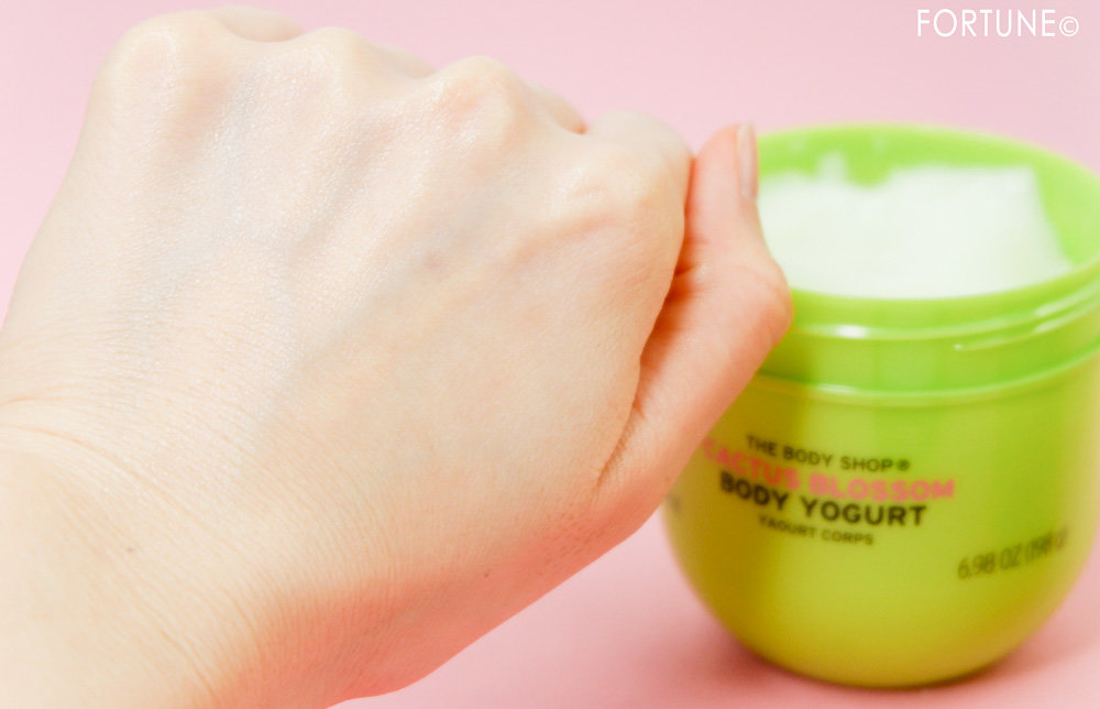 THE BODY SHOP（ザ・ボディショップ）＜ボディローション＞ボディヨーグルト カクタスブロッサム　使用感