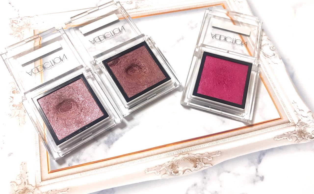 自撮り ADDICTION ザアイシャドウ Cry Baby、Shanghai Breakfast、Blood Moon