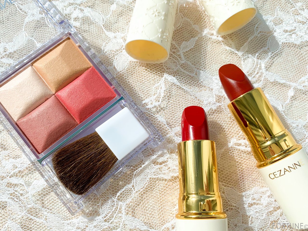 セザンヌ 2019春新作 ミックスカラーチーク ラスティングリップカラーN 新色