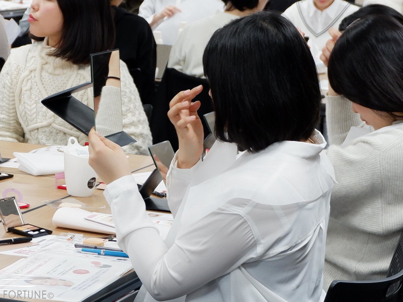 資生堂「就活前夜祭」 美容セミナー