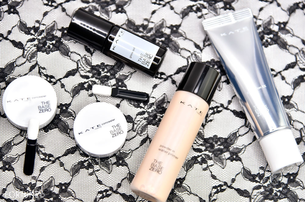 KATE（ケイト）STシリーズ　グロウボリューマー＜スキンオイル＞・パウダーインウォータープライマー＜化粧下地＞・プロテクションエキスパート＜化粧下地＞・パーツスマッシュ＜コンシーラー＞