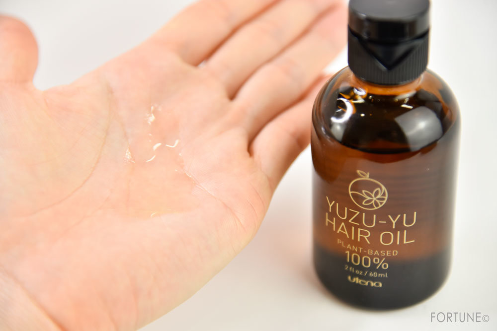 ウテナ　ゆず油 無添加ヘアオイル　使用感