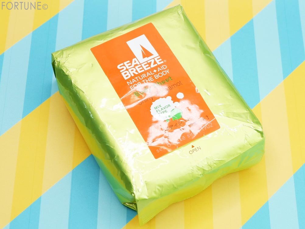 シーブリーズ「ボディシート」シャイニーベルガモットの香り