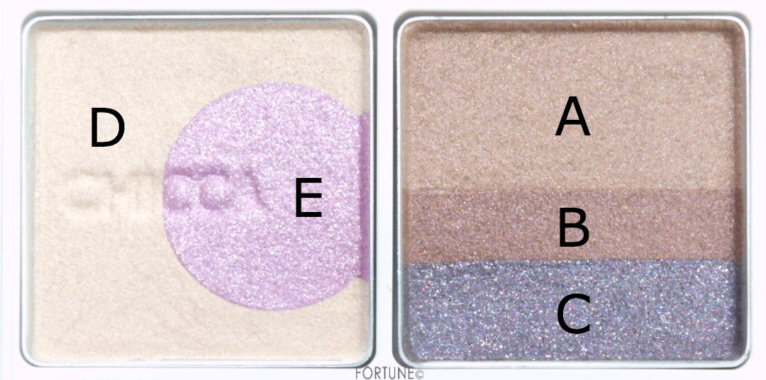 CHICCA　キッカ　Lucent Night(ルーセントナイト)　2019夏新作　キッカ フローレスグロウ リッドテクスチャー アイシャドウ　EX10 ムーンインザウォーター