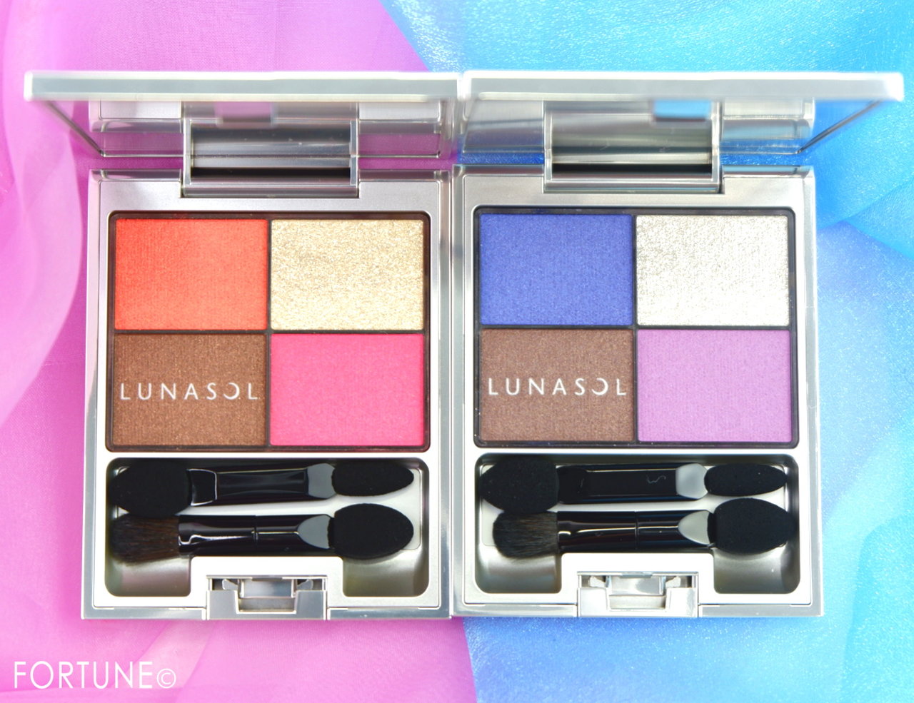 ルナソル2019夏新作アイシャドウ「コントラスティングカラーアイズ」