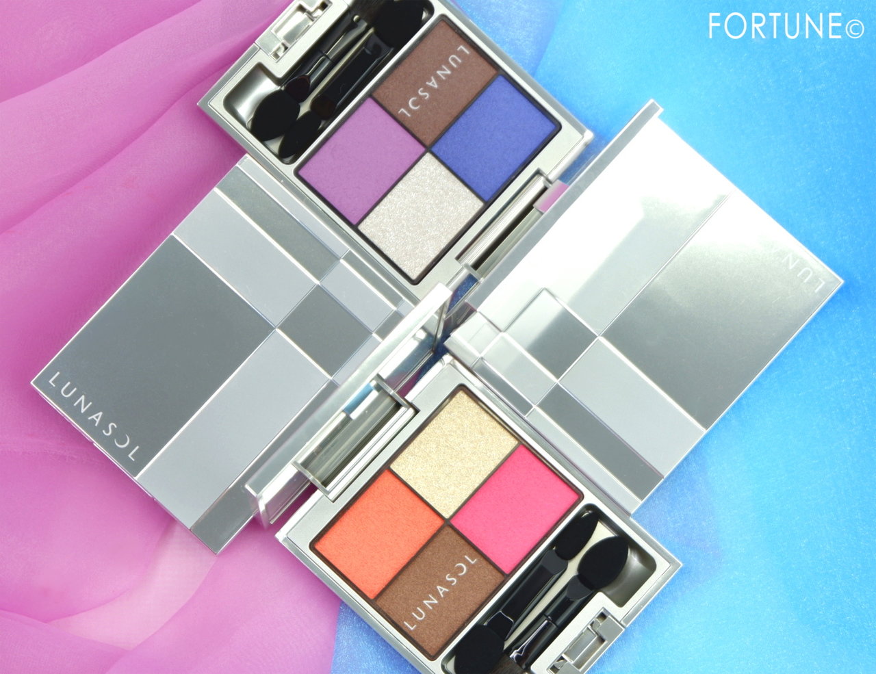 ルナソル2019夏新作アイシャドウ「コントラスティングカラーアイズ」