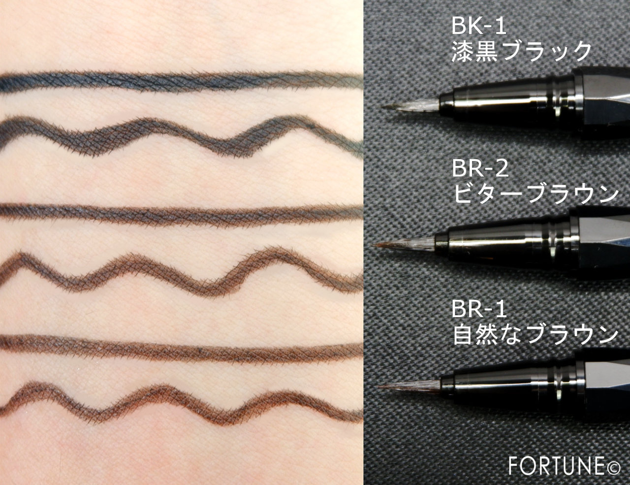 KATE（ケイト）2019夏新作コスメ♡アイライナー「スーパーシャープライナーEX2.0」スウォッチ