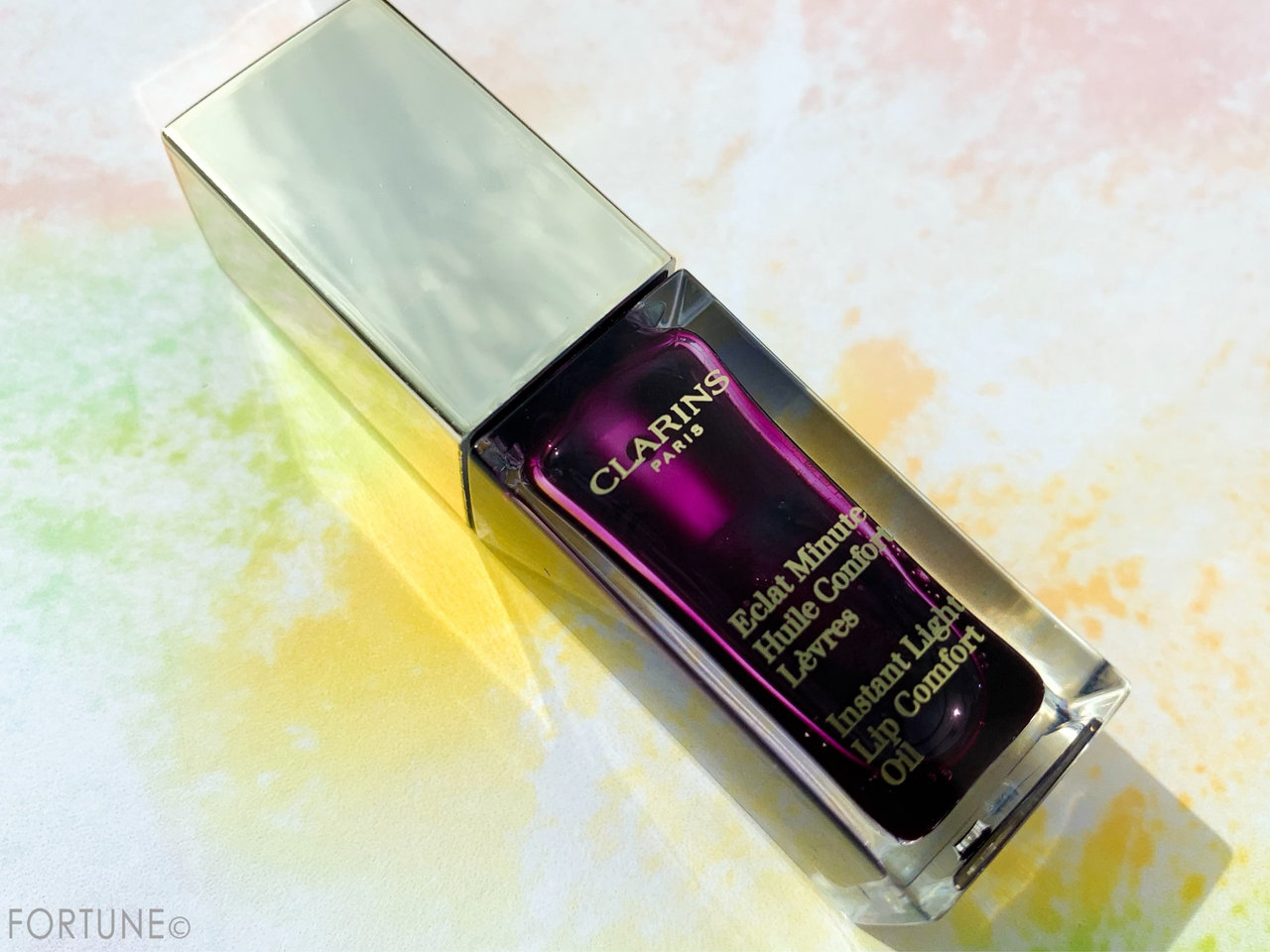クラランス コンフォート リップオイル 新色 08 ブラックベリー