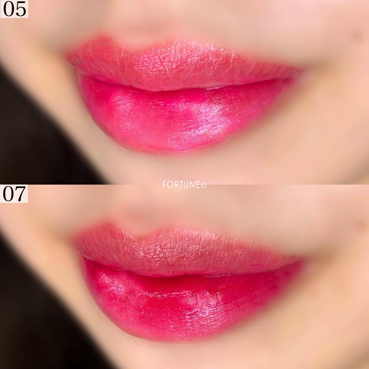 クラランス ウォーターリップ ステイン 新色 05 07 使用感