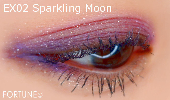 ルナソル2019夏新作アイシャドウ「コントラスティングカラーアイズ」【EX02 Sparkling Moon】