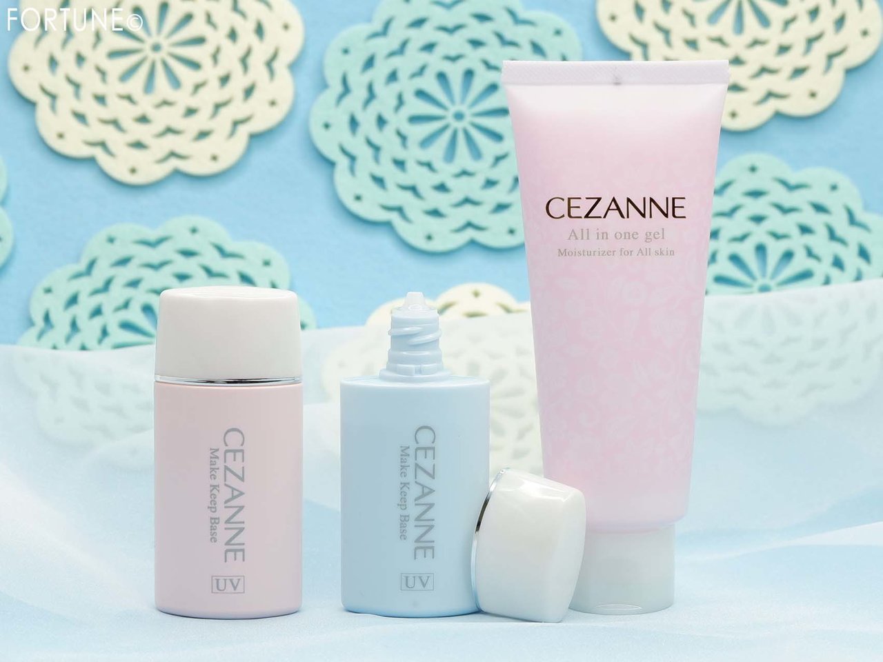 セザンヌ「皮脂テカリ防止下地」「うるおいオールインワンジェル」