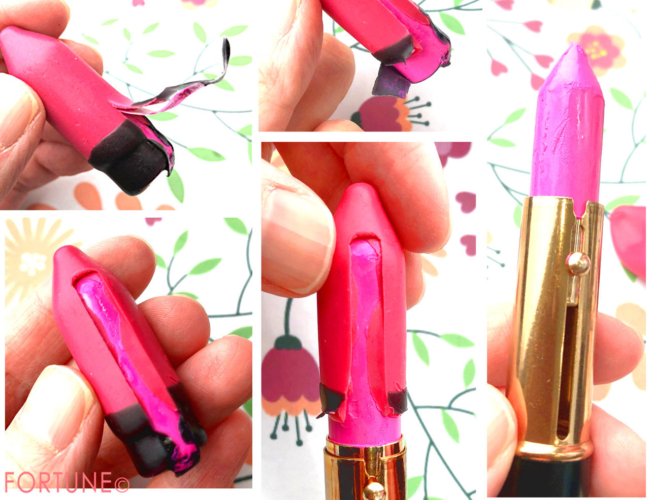 2019年3月20日発売ラッシュ(LUSH)『ヴィーガンリップスティック』リップスティック ケース<セット方法>