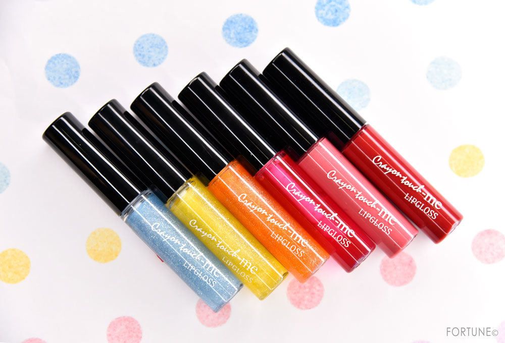 画像：《100均コスメ》キャンドゥ クレヨンタッチミー「リップグロス」