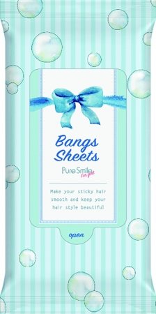 ピュアスマイル フォーガール　前髪さらさらシート　シャボンの香り