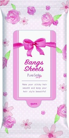 ピュアスマイル フォーガール　前髪さらさらシート　フラワーの香り