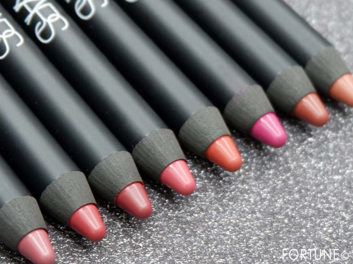 NARS（ナーズ）　夏コレクション　「ベルベットマットリップペンシル」「サテンリップペンシル」