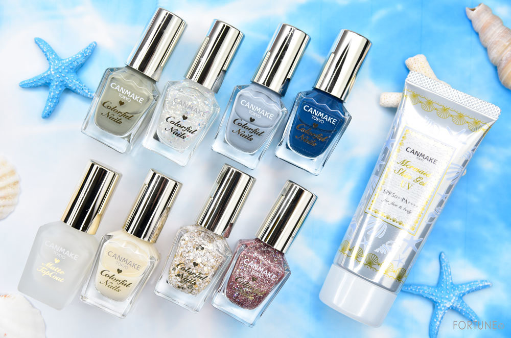 キャンメイク(CANMAKE) 2019春夏新作「カラフルネイルズ」「マーメイドスキンジェル UV No.2 ホワイト」