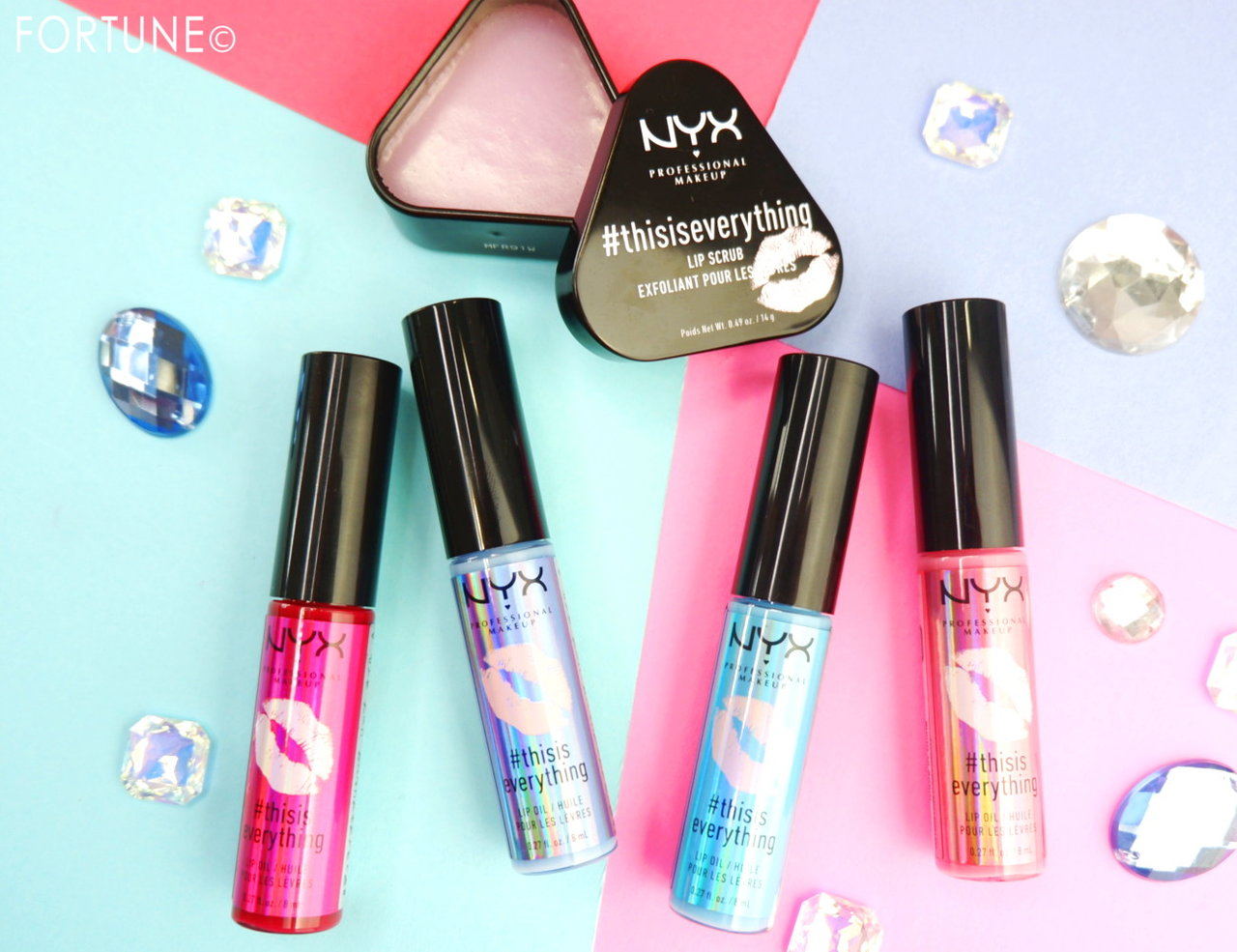 NYX（ニックス）2019新作リップ「ディス イズ エブリシング リップオイルA」「ディス イズ エブリシング リップスクラブ」