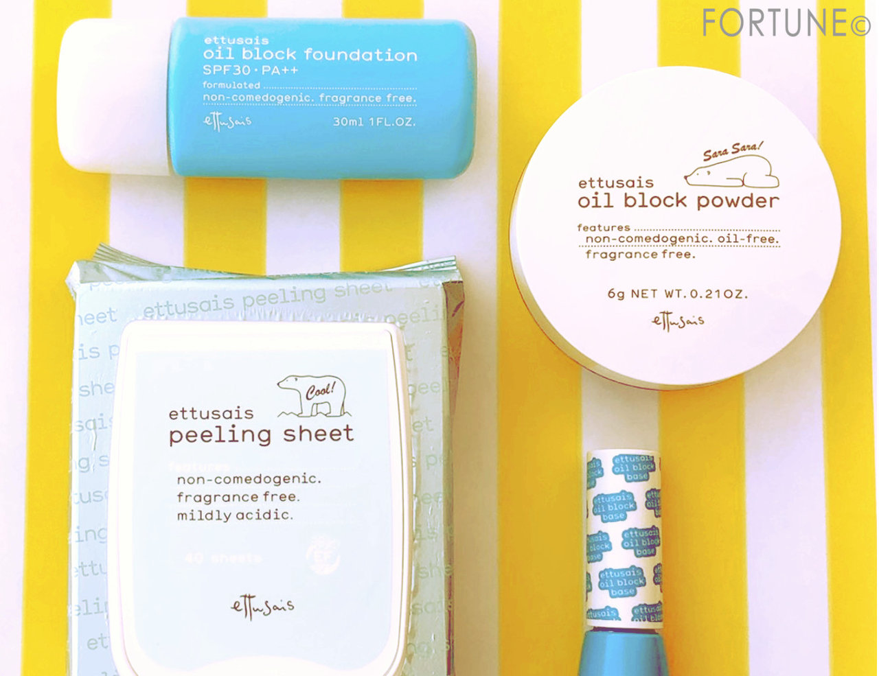 エテュセ(ettusais) 新作「オイルブロック パウダー」「ふきとりピーリングシート オイルブロック」4月18日発売
