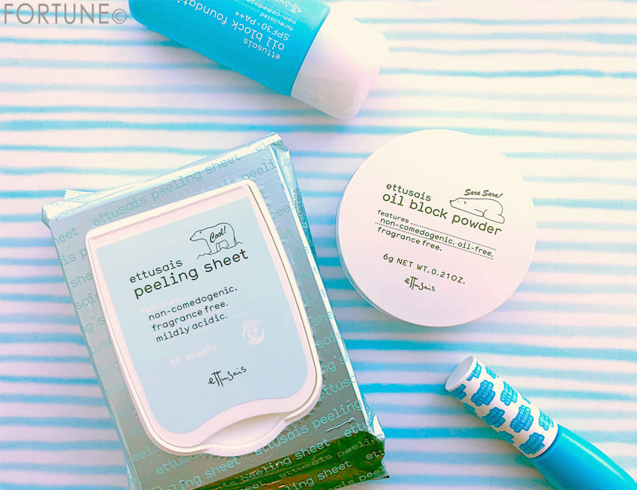 エテュセ(ettusais) 新作「オイルブロック パウダー」「ふきとりピーリングシート オイルブロック」4月18日発売