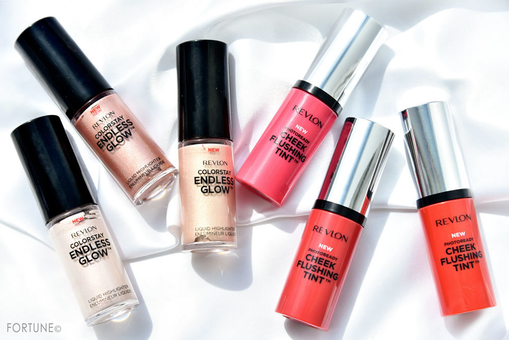 REVLON（レブロン）「レブロン フォトレディ チーク フラッシング ティント」限定3色・「レブロン カラーステイ エンドレス グロウ リキッド ハイライター」全3色