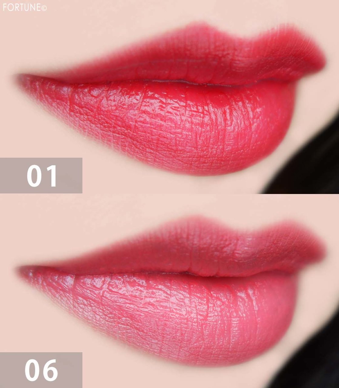 RMKリップコレクション『Color Summer Kiss』　「リップスティック コンフォート マットフィット」「リップスティック コンフォート ブライトリッチ」　使用感