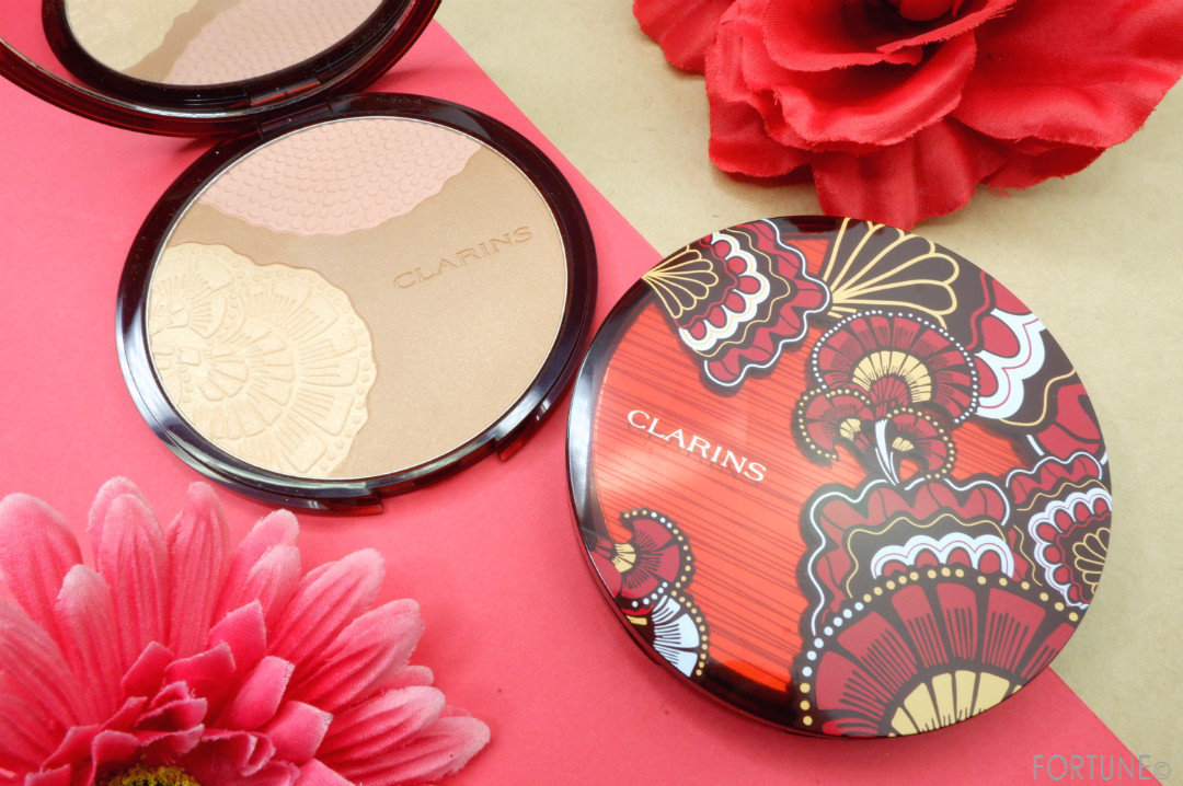 画像：クラランス 2019夏新作 Open Your Eyes Wide.　ブロンズ コンパクト