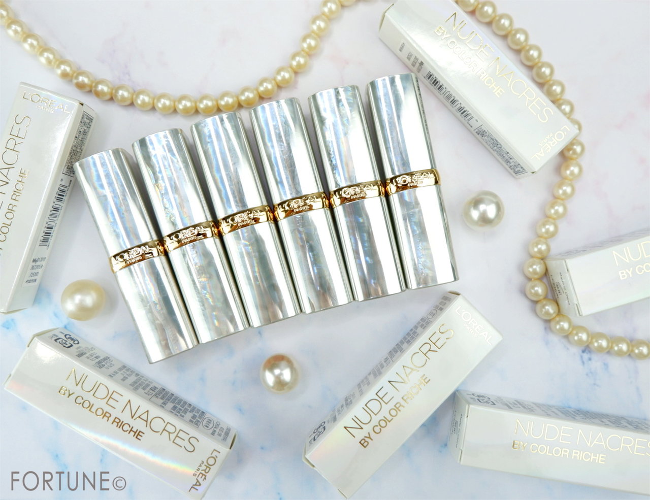 画像：ロレアル パリ2019夏新作リップ「カラーリッシュ ルルージュ ヌードナクレ コレクション」