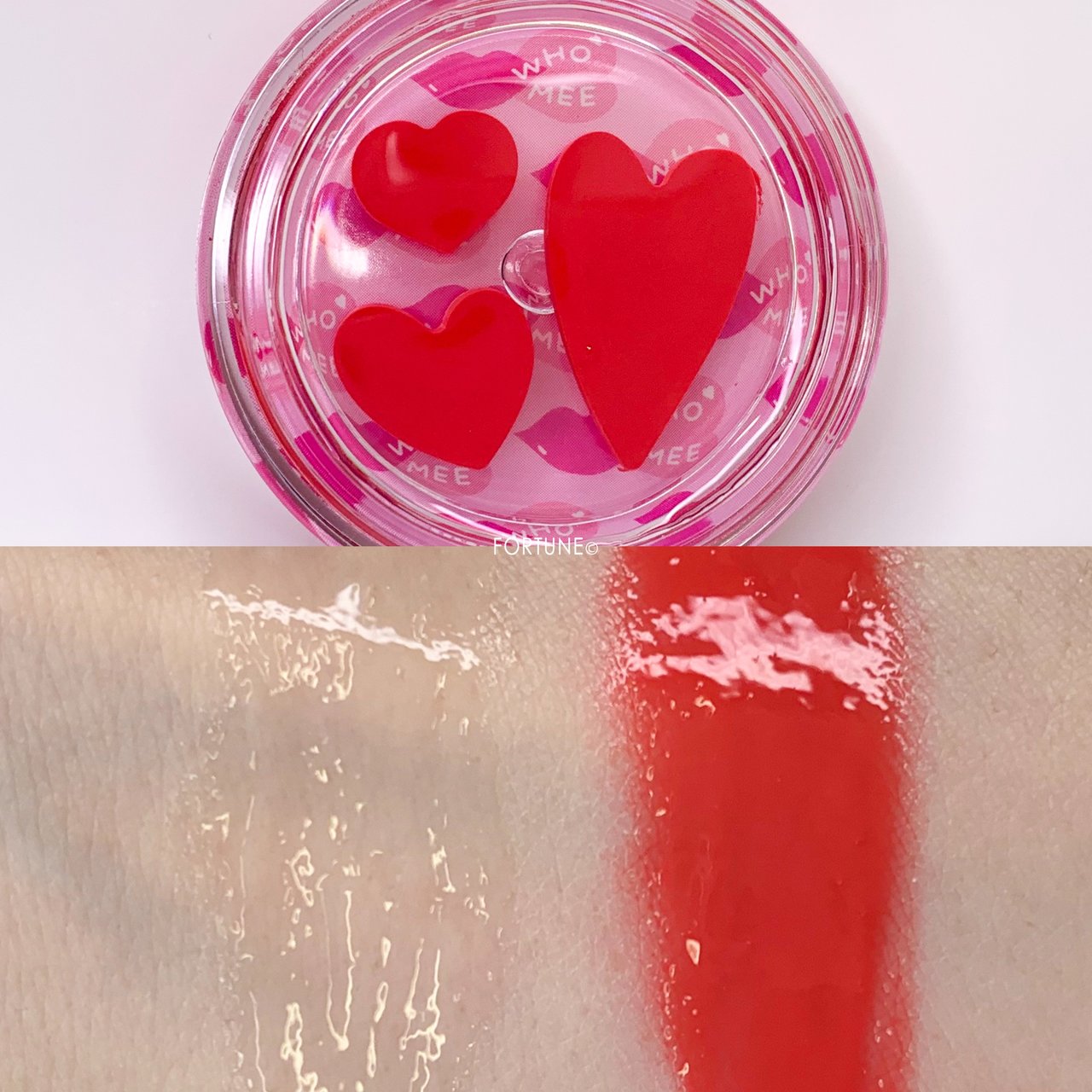 画像：WHOMEE（フーミー）2019夏新作コスメ ／ムネキュン リップグロス ズキュンレッド