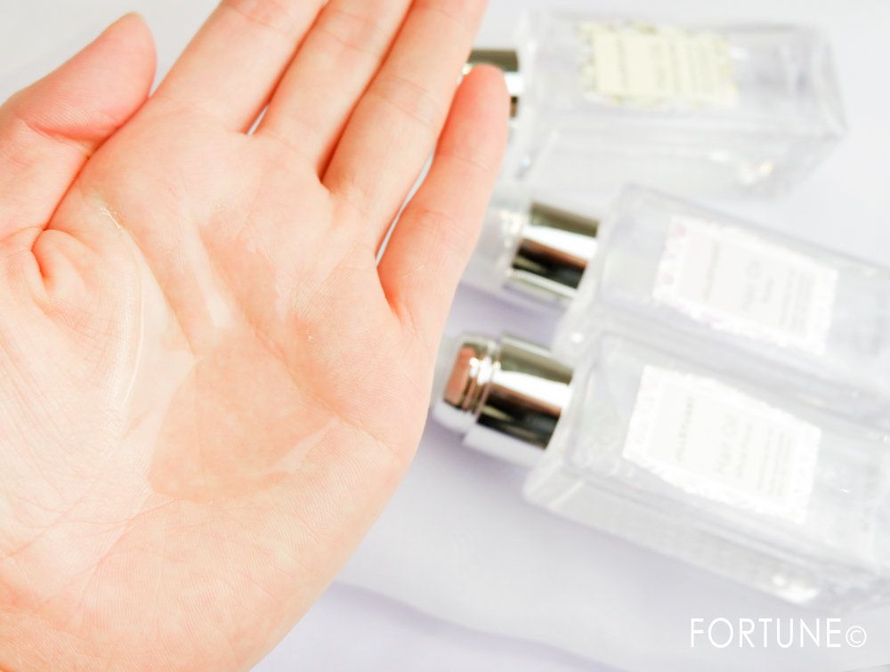 画像：ジルスチュアート新作「ヘアオイル」使用感