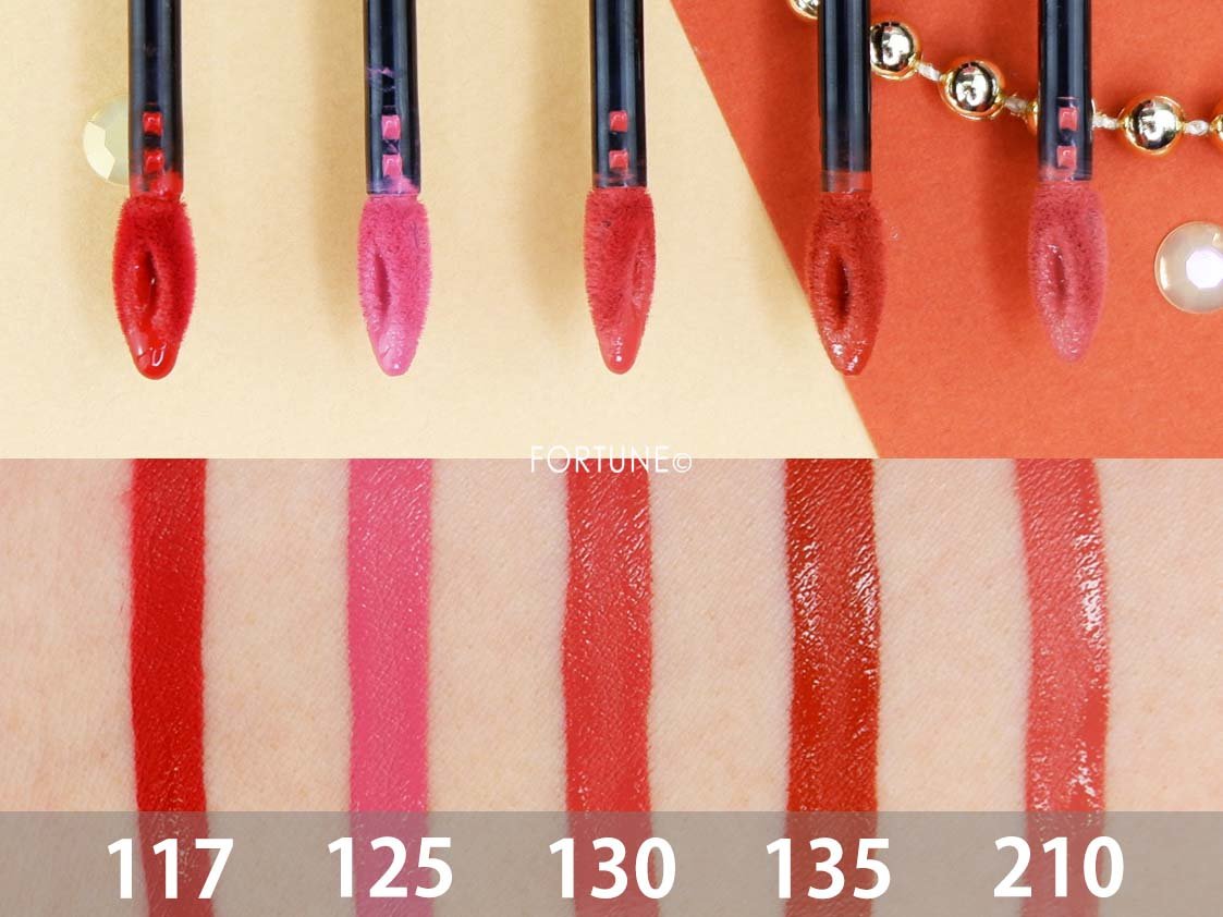 メイベリン ニューヨーク「SPステイ マットインク」　新色5色　スウォッチ