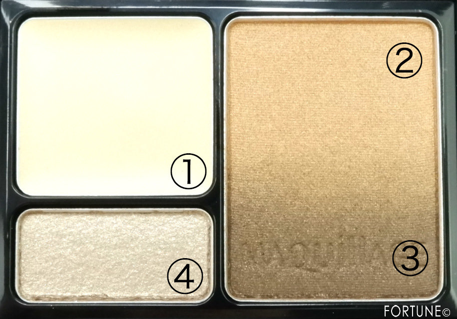 画像：マキアージュ ドラマティックスタイリングアイズS　BR734 マロンティー　2019夏新作　運命のブラウン　アイシャドウパレット