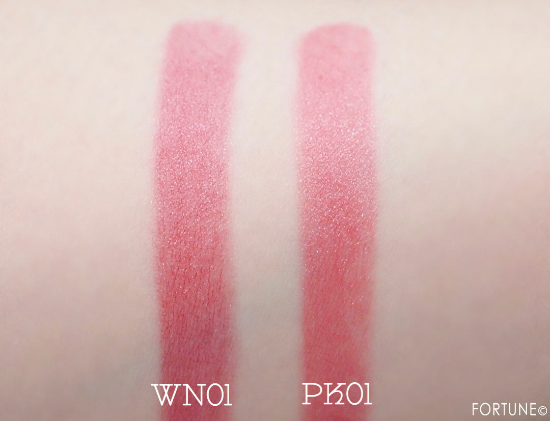(画像)「パラドゥ エッセンスルージュ」新色WN01 PK01スウォッチ