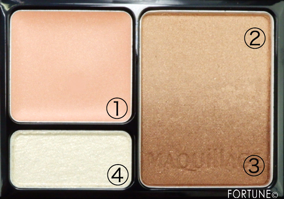 画像：マキアージュ ドラマティックスタイリングアイズS　BE233 キャラメルミルクティー　2019夏新作　運命のブラウン　アイシャドウパレット