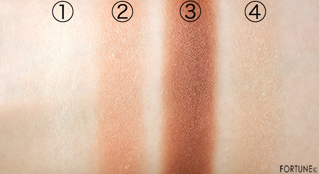 画像：マキアージュ ドラマティックスタイリングアイズS　OR331 マンゴーティー　スウォッチ　2019夏新作　運命のブラウン