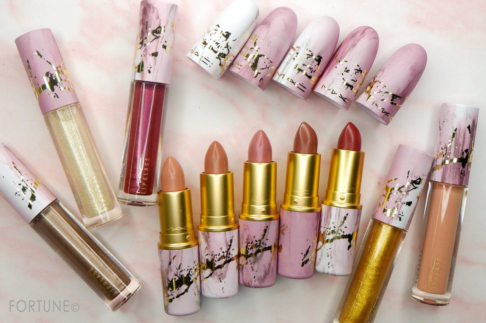 画像：M·A·C 2019夏新作コスメ エレクトリック ワンダー リップスティック／リップガラス 限定色