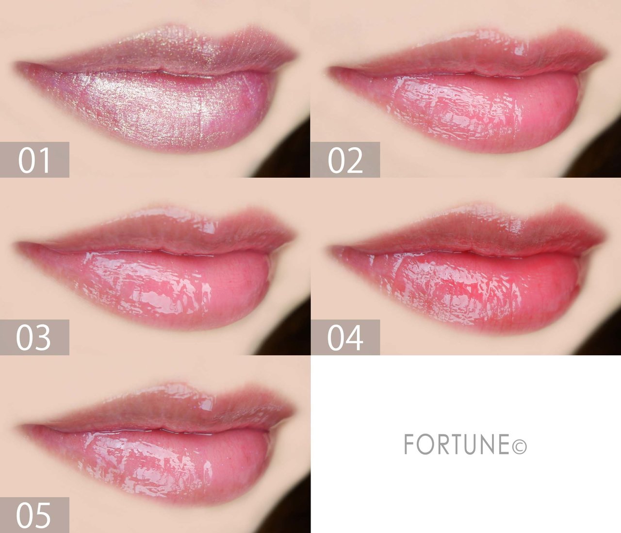 ダイソー 100均コスメ《U R GLAM（ユーアーグラム）》「シアー リップグロス」全5色　使用感