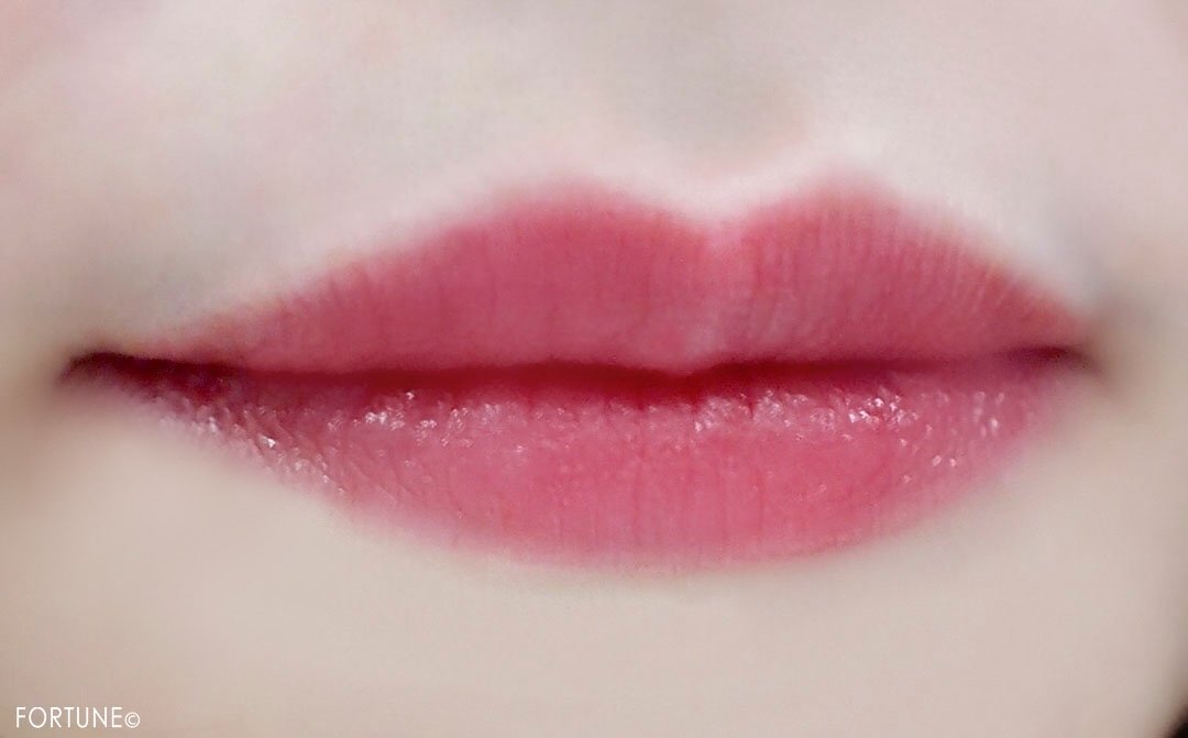 (画像)「パラドゥ エッセンスルージュ」新色WN01ワインレッド使用感