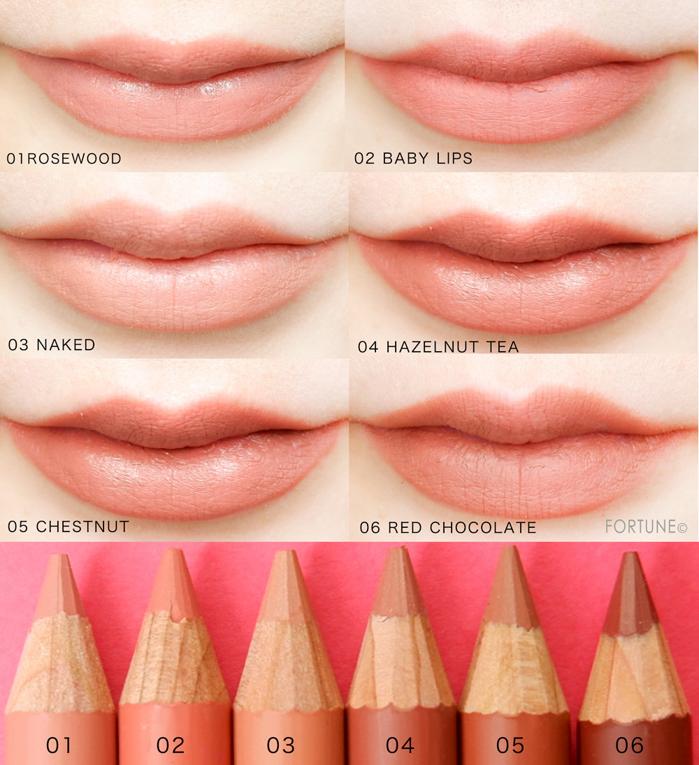 画像：ローラメルシエ ロングウェアリップライナー　NUDE／BROWN