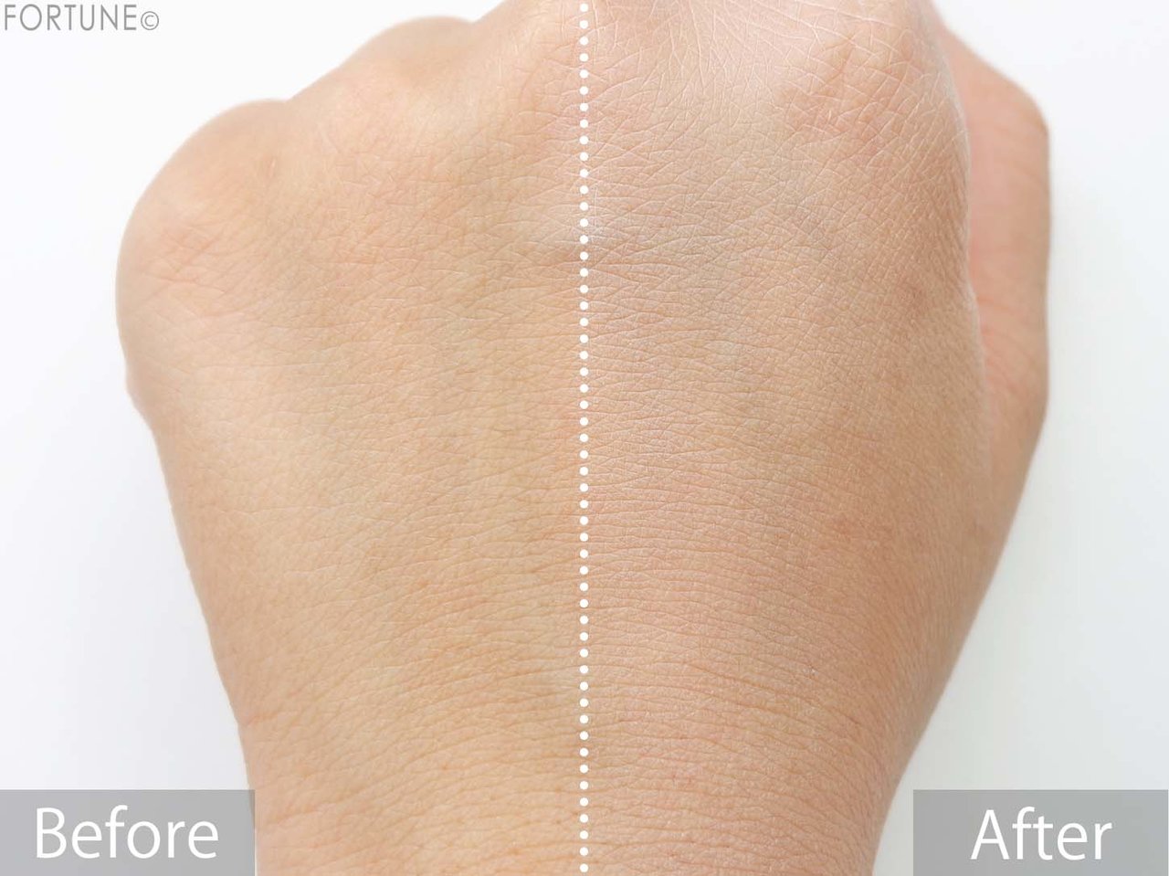 セザンヌ「皮脂テカリ防止下地」ピンクベージュカラー　使用感