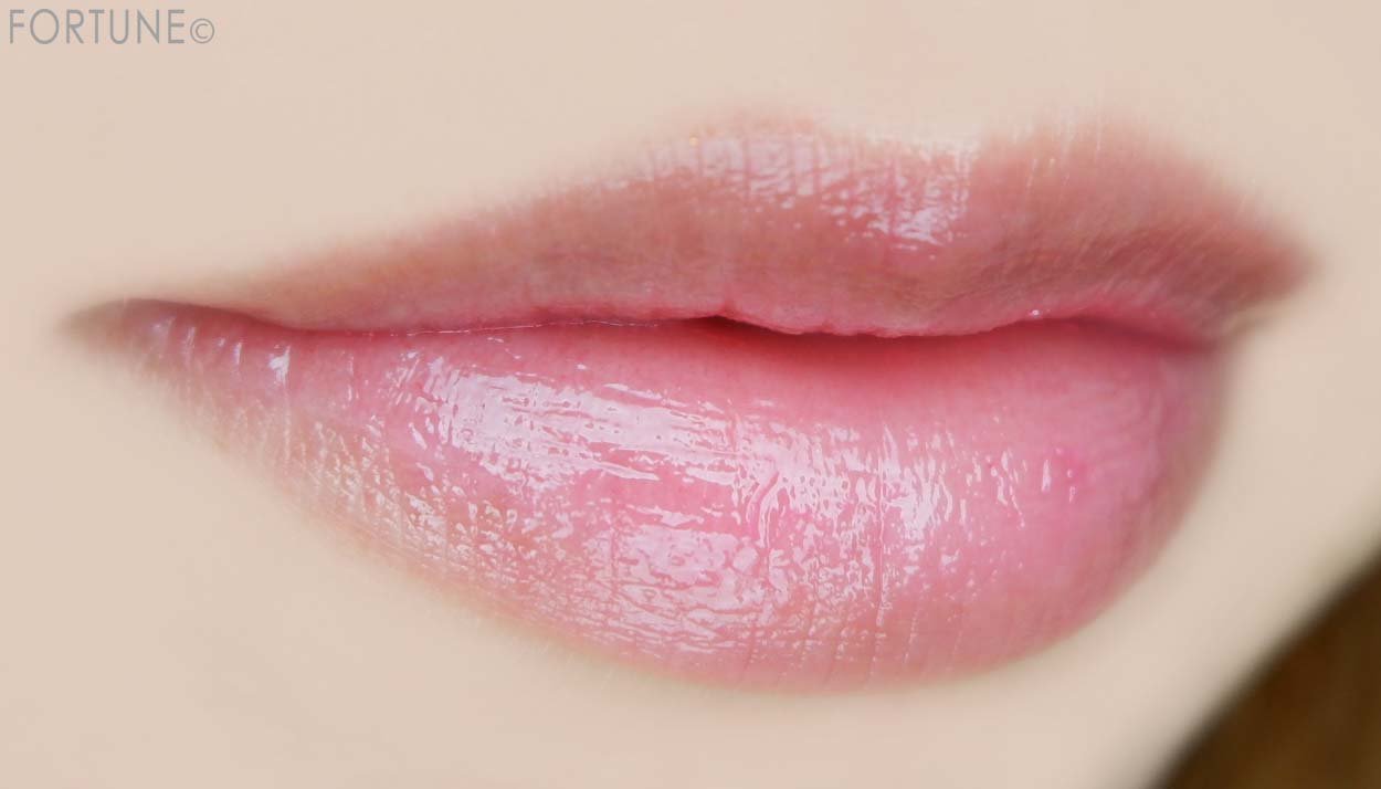 レシピスト「ほんのり色づくリップクリーム」ピュアレッド　使用感