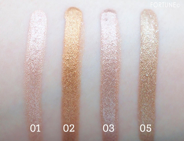 ボビイ ブラウン「ハイ シャイン リキッド アイシャドウ」スウォッチ