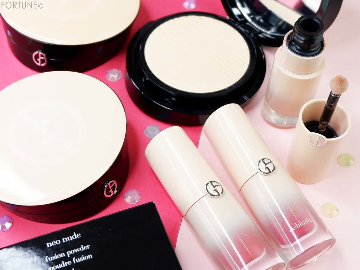 ジョルジオ アルマーニ ビューティ「ネオヌード リキッド パウダー」新2色・「ネオヌード ハイライター」新1色・「ネオヌード ブラッシュ」新2色