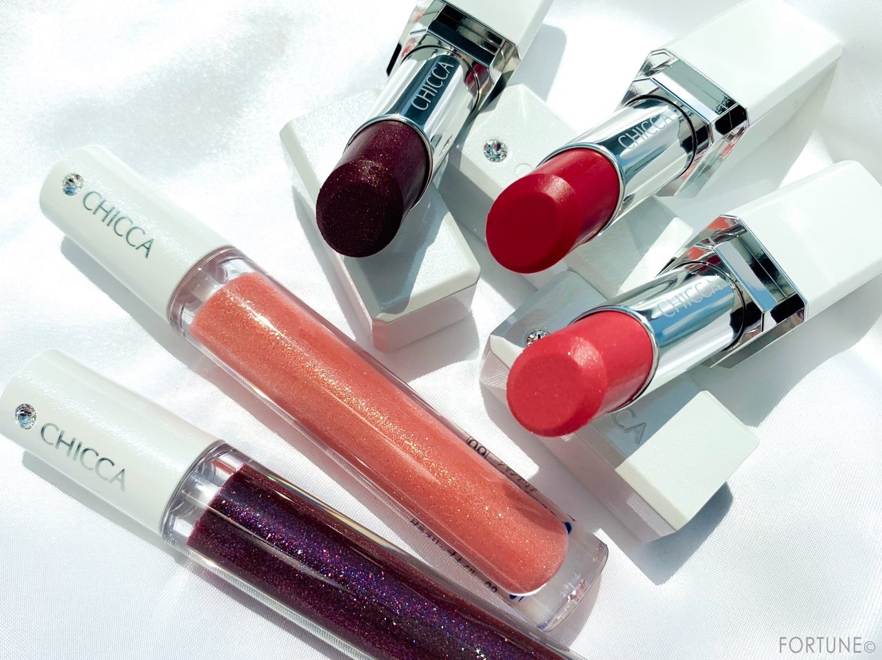 画像：CHICCA（キッカ）2019秋新作コスメ メスメリック リップスティック／メスメリック グラスリップオイル 新色