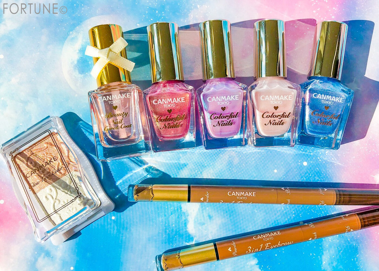 キャンメイク2019夏新作「カラフルネイルズ」「ビューティー ネイル ケア＆コート」「3 in 1 アイブロウ」「グロウツインカラー」