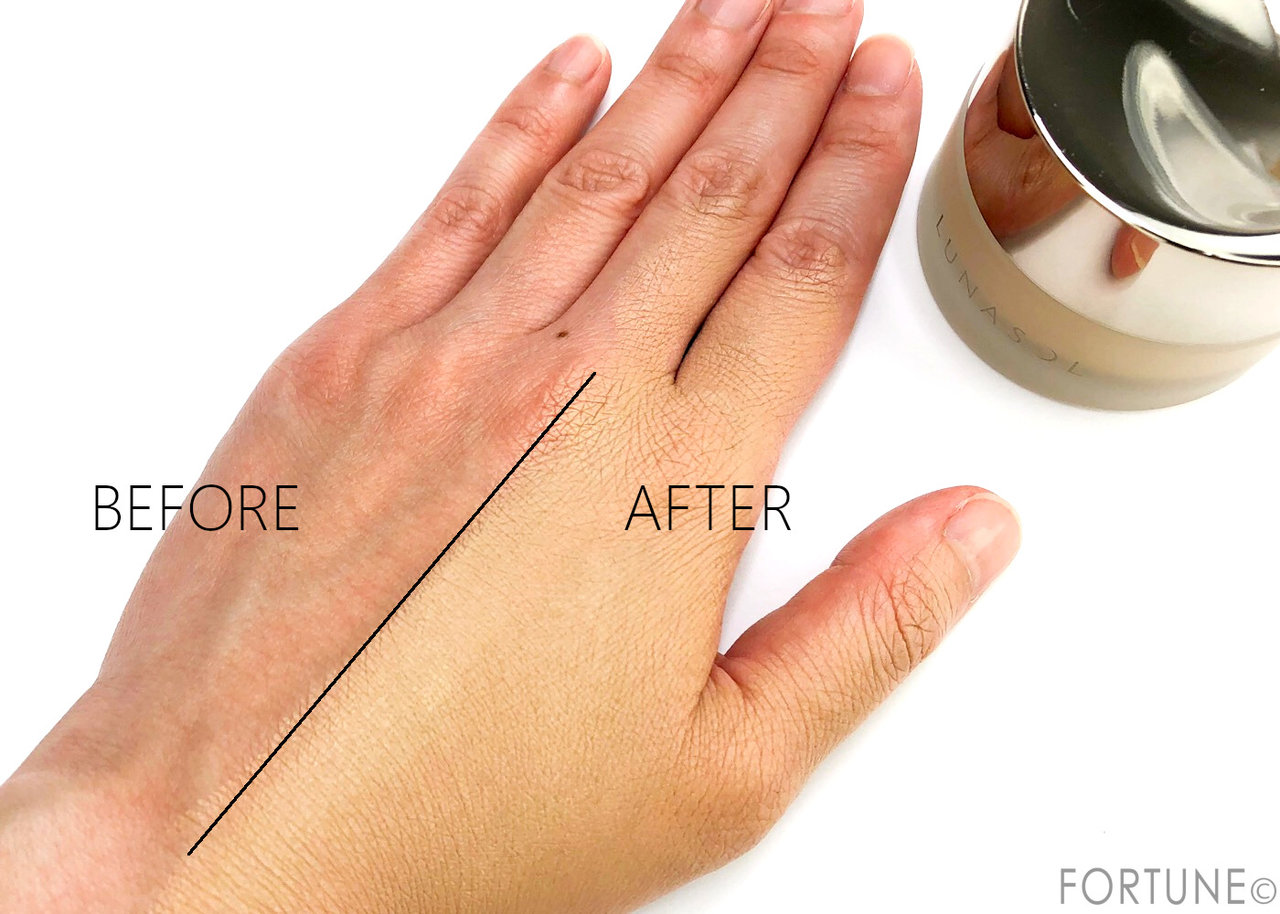 画像： LUNASOL(ルナソル)2019秋新作「グロウイングシームレスバーム」使用感