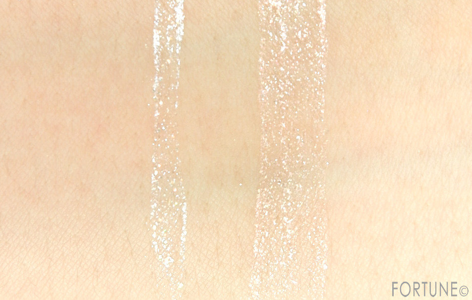 画像：涙袋メイク　エチュードハウス　ティアーアイライナー #1WH901　オピュ　アイグリッター 04