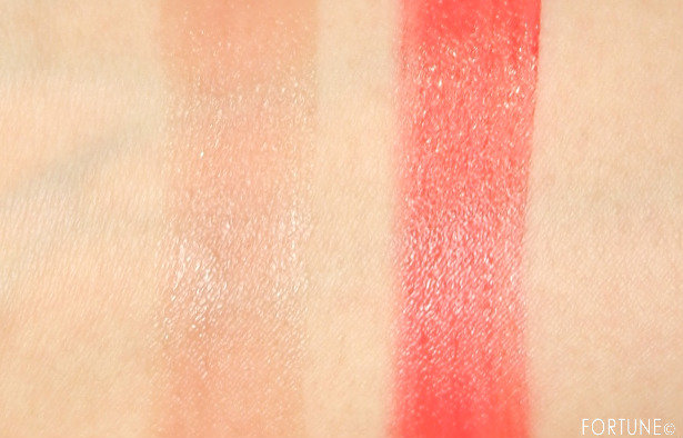 画像：イヴ・サンローラン2019秋コレクション「ルージュ ピュールクチュール ヴェルニ ヴィニルクリーム」新色2色スウォッチ