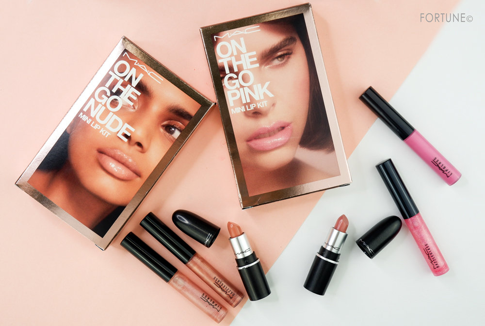 画像：M･A･C(マック) 新作「オン ザ ゴー ヌード ミニ リップ キット」 「オン ザ ゴー ピンク ミニ リップ キット」