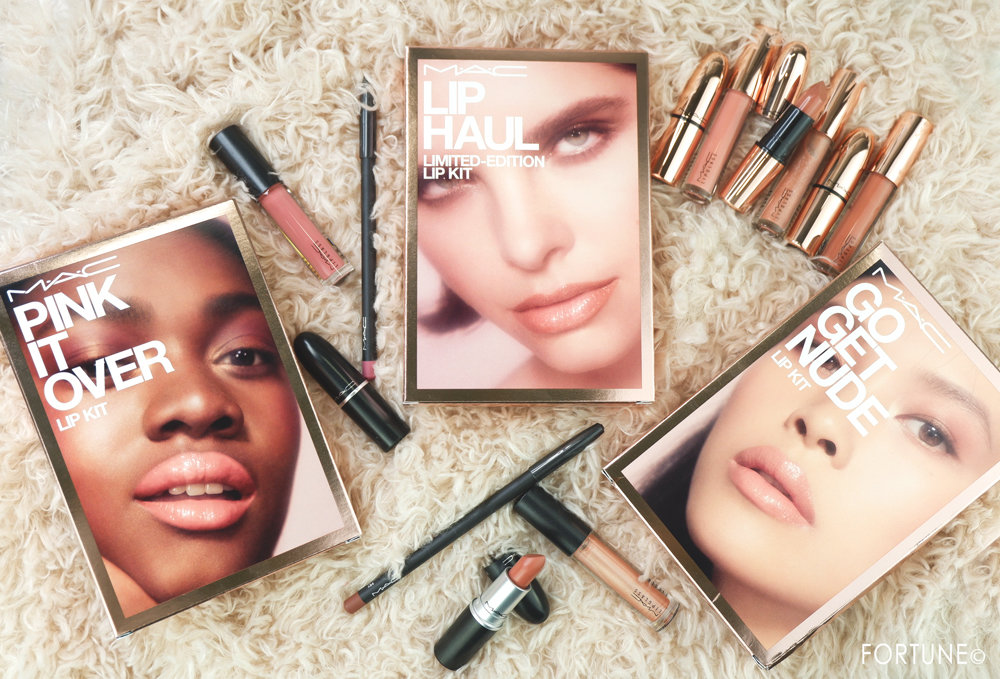 画像：M･A･C 2019夏限定メイクコフレ「ゴー ゲット ヌード リップ キット」「ピンク イット オーバー リップ キット」「リップ ホール リミテッド エディション リップ キット」